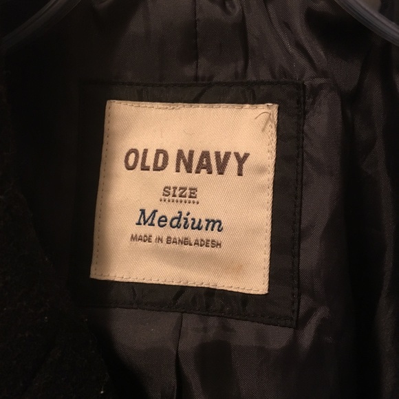 OLD NAVY PEA COAT BLACK✨ - Picture 2 of 3